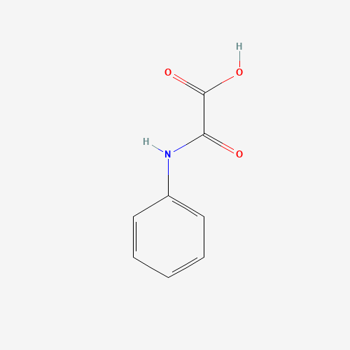 2-Anilino-2-oxoacetic acid (CAS: 500-72-1) - Chemical Structure and Molecular Formula 