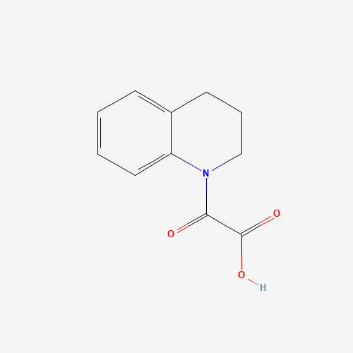 3,4-Dihydroquinolin-1(2H)-yl(oxo)acetic acid (CAS: 1018565-99-5) - Chemical Structure and Molecular Formula 