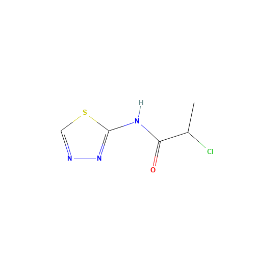 2-Chloro-N-1,3,4-thiadiazol-2-ylpropanamide (CAS: 1019456-17-7) - Related Chemical Product