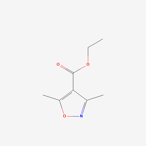 Ethyl 3,5-dimethyl-4-isoxazolecarboxylate (CAS: 17147-42-1) - Chemical Structure and Molecular Formula 