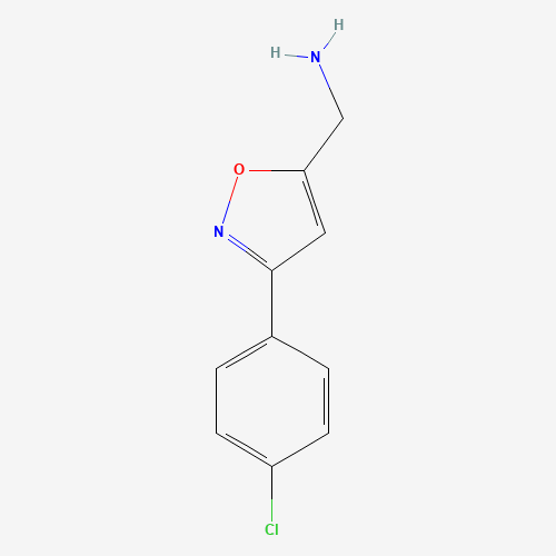 [3-(4-Chlorophenyl)-5-isoxazolyl]methanamine (CAS: 66046-42-2) - Related Chemical Product