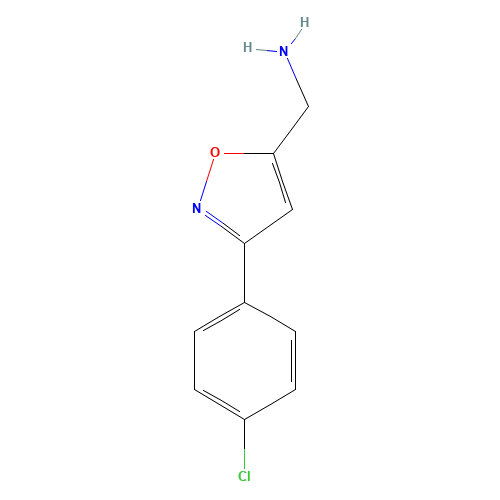 [3-(4-Chlorophenyl)-5-isoxazolyl]methanamine (CAS: 66046-42-2) - Related Chemical Product