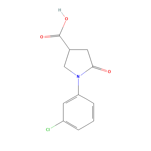 1-(3-Chlorophenyl)-5-oxopyrrolidine-3-carboxylic acid (CAS: 92847-41-1) - Related Chemical Product