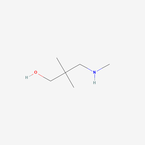 2,2-Dimethyl-3-(methylamino)propan-1-ol (CAS: 16047-86-2) - Chemical Structure and Molecular Formula 