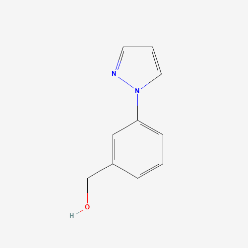 [3-(1H-Pyrazol-1-yl)phenyl]methanol (CAS: 864068-80-4) - Chemical Structure and Molecular Formula 