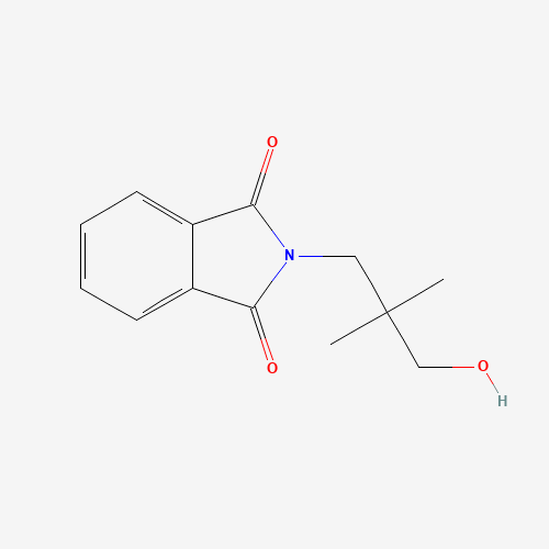 2-(3-Hydroxy-2,2-dimethylpropyl)-1H-isoindole-1,3-(2H)-dione (CAS: 125404-24-2) - Chemical Structure and Molecular Formula 