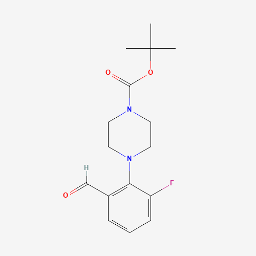 2-(4-Boc-piperazino-1-yl)-3-fluorobenzaldehyde (CAS: 851753-43-0) - Related Chemical Product