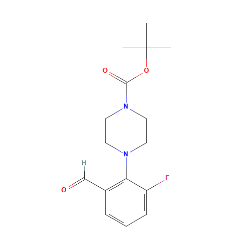 2-(4-Boc-piperazino-1-yl)-3-fluorobenzaldehyde (CAS: 851753-43-0) - Related Chemical Product