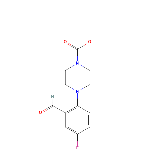 2-(4-Boc-piperazino-1-yl)-5-fluorobenzaldehyde (CAS: 697305-53-6) - Related Chemical Product