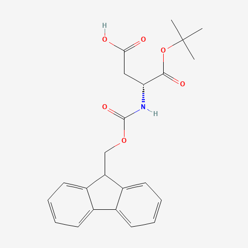 N-Alpha-Fmoc-D-aspartic acid alpha-t-butyl ester (CAS: 134098-70-7) - Chemical Structure and Molecular Formula 