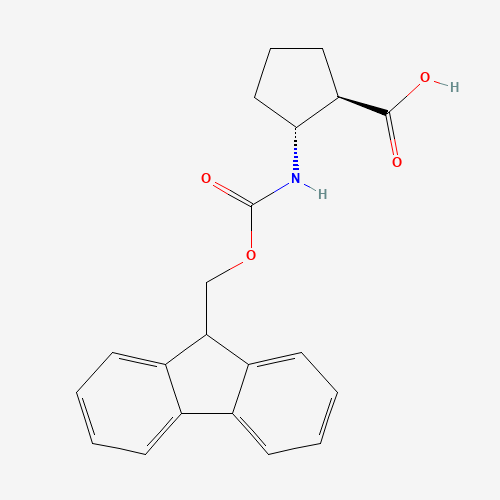 (1R,2R)-Fmoc-Acpc (CAS: 359586-69-9) - Chemical Structure and Molecular Formula 