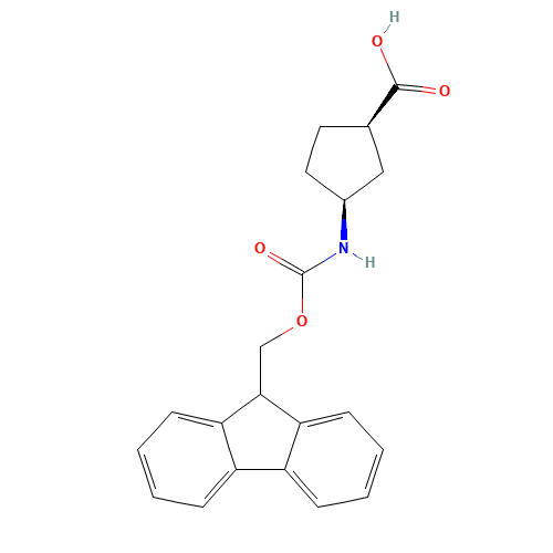 (1R,3S)-Fmoc-3-aminocyclopentane-1 carboxylic acid (CAS: 220497-67-6) - Related Chemical Product