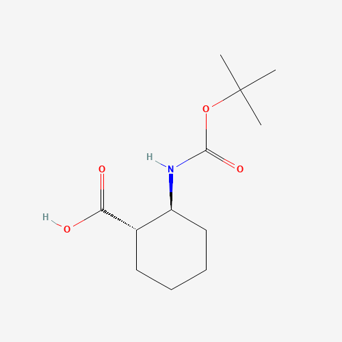 (1S,2S)-Boc-Achc (CAS: 488703-60-2) - Chemical Structure and Molecular Formula 