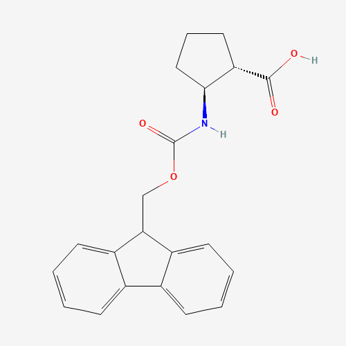 (1S,2S)-Fmoc-Acpc (CAS: 359586-64-4) - Chemical Structure and Molecular Formula 
