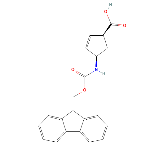 (1S,4R)-Fmoc-4-aminocyclopent-2-ene-carboxylic acid (CAS: 220497-64-3) - Related Chemical Product