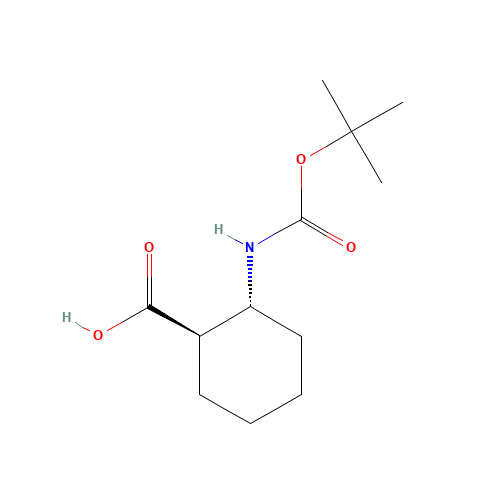 Boc-(±)-trans-2-aminocyclohexane-1-carboxylic acid (CAS: 233661-54-6) - Related Chemical Product