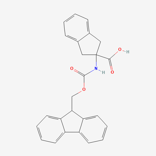 Fmoc-2-amino-2-indancarboxylic acid (CAS: 135944-07-9) - Chemical Structure and Molecular Formula 