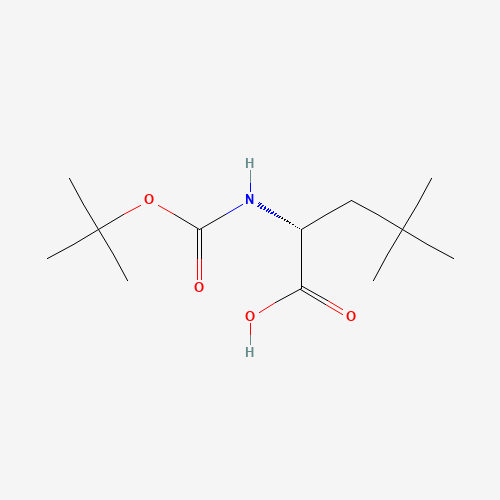 Boc-beta-t-butyl-D-alanine (CAS: 112695-98-4) - Chemical Structure and Molecular Formula 