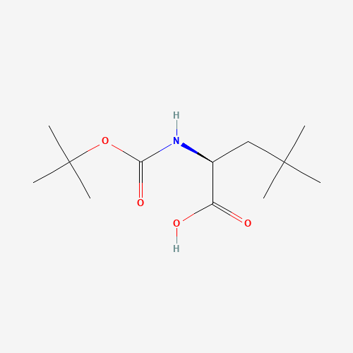 Boc-beta-t-butyl-L-alanine (CAS: 79777-82-5) - Chemical Structure and Molecular Formula 