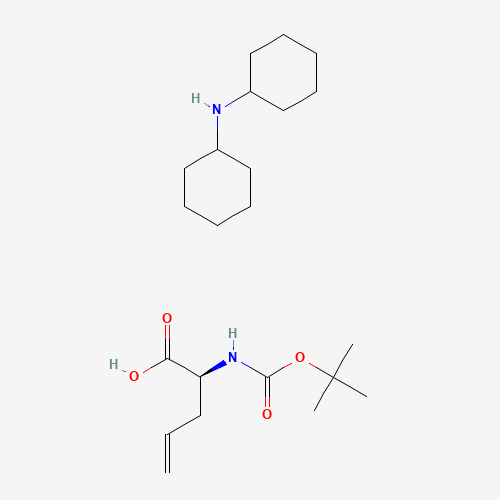 Boc-L-allylglycine . DCHA (CAS: 143979-15-1) - Chemical Structure and Molecular Formula 
