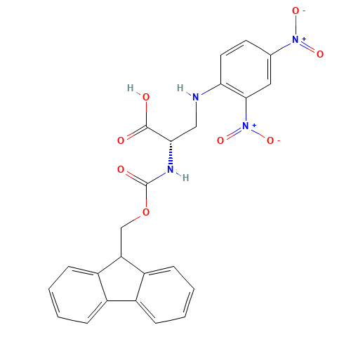 Fmoc-(N-beta-(2,4-dinitrophenyl))-L-alpha,beta-diaminopropionic acid (CAS: 140430-54-2) - Related Chemical Product