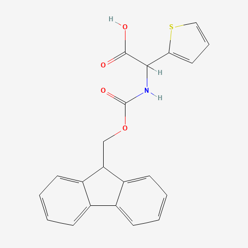Fmoc-DL-(2-thienyl)glycine (CAS: 211682-11-0) - Chemical Structure and Molecular Formula 