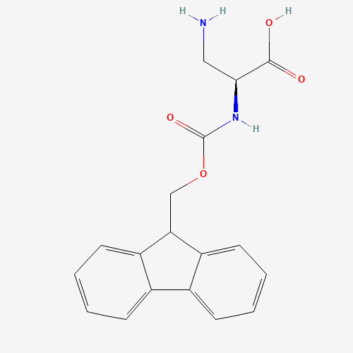 Fmoc-L-alpha,beta-diaminopropionic acid (CAS: 181954-34-7) - Chemical Structure and Molecular Formula 