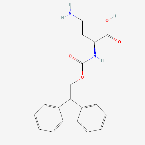 Fmoc-L-alpha,gamma-diaminobutyric acid (CAS: 161420-87-7) - Chemical Structure and Molecular Formula 