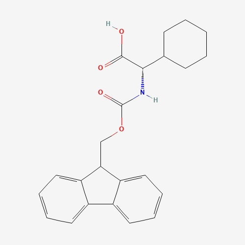 Fmoc-L-cyclohexylglycine (CAS: 161321-36-4) - Chemical Structure and Molecular Formula 