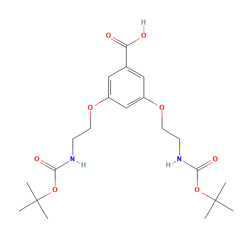 3,5-Bis[2-(Boc-amino)ethoxy]benzoic acid (CAS: 187960-74-3) - Related Chemical Product