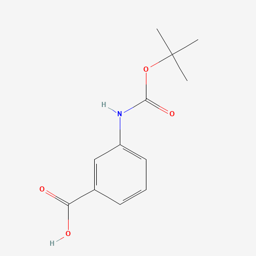 Boc-3-Abz-OH (CAS: 111331-82-9) - Chemical Structure and Molecular Formula 