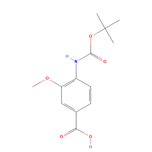 Boc-4-amino-3-methoxybenzoic acid (CAS: 180976-98-1) - Related Chemical Product