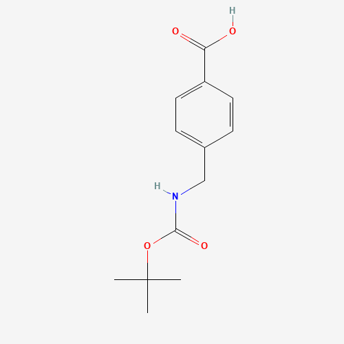 Boc-Pamb-OH (CAS: 33233-67-9) - Chemical Structure and Molecular Formula 