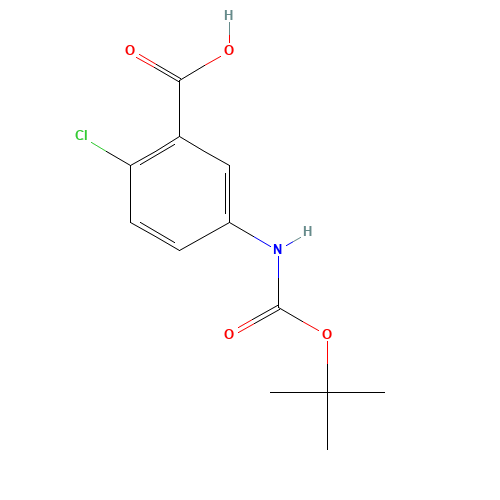 Boc-5-amino-2-chlorobenzoic acid (CAS: 503555-96-2) - Related Chemical Product