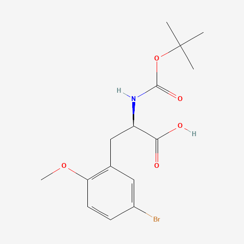 Boc-5-bromo-2-methoxy-D-phenylalanine (CAS: 261380-17-0) - Related Chemical Product