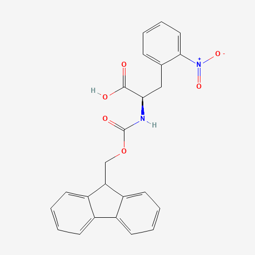 Fmoc-2-nitro-D-phenylalanine (CAS: 478183-70-9) - Chemical Structure and Molecular Formula 