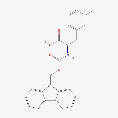 Fmoc-3-methyl-D-phenylalanine (CAS: 352351-64-5) - Chemical Structure and Molecular Formula 