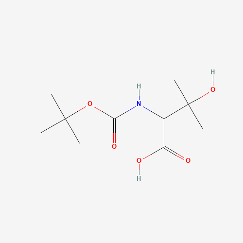 Boc-(RS)-2-amino-3-hydroxy-3-methylbutanoic acid (CAS: 105504-72-1) - Related Chemical Product