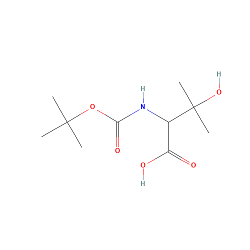 Boc-(RS)-2-amino-3-hydroxy-3-methylbutanoic acid (CAS: 105504-72-1) - Related Chemical Product
