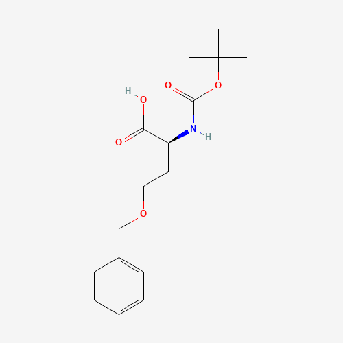 Boc-Hse(Bzl)-OH (CAS: 59408-74-1) - Chemical Structure and Molecular Formula 