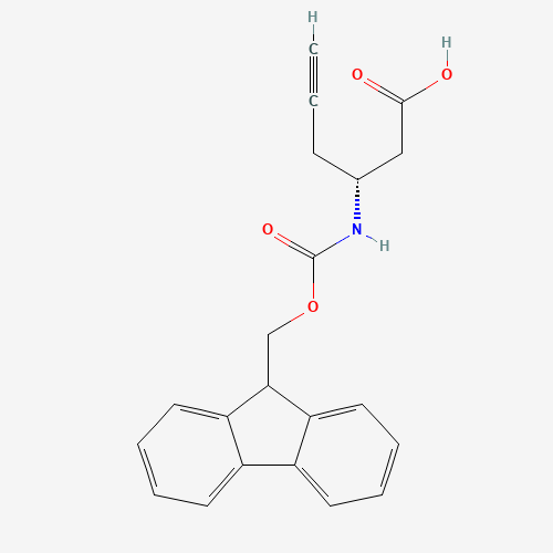 Fmoc-(R)-3-amino-5-hexynoic acid (CAS: 332064-94-5) - Related Chemical Product