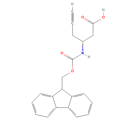 Fmoc-(R)-3-amino-5-hexynoic acid (CAS: 332064-94-5) - Related Chemical Product