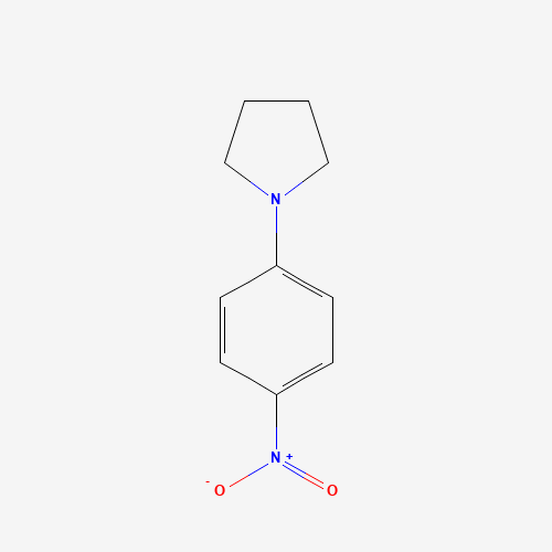 1-(4-Nitrophenyl)pyrrolidine (CAS: 10220-22-1) - Chemical Structure and Molecular Formula 
