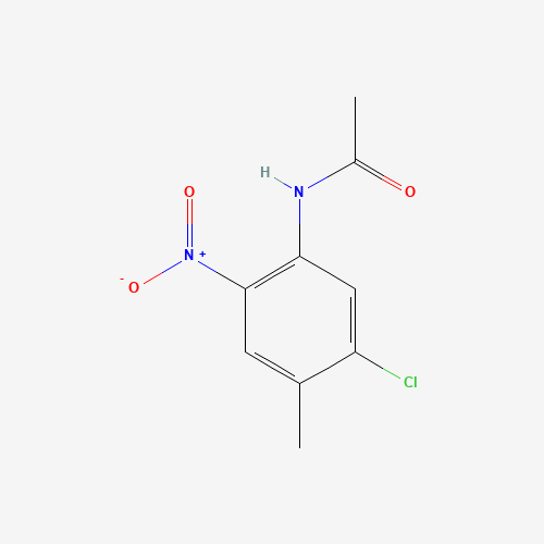 N-(5-Chloro-4-methyl-2-nitrophenyl)acetamide (CAS: 7149-78-2) - Chemical Structure and Molecular Formula 