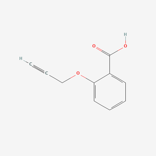 2-(2-Propynyloxy)benzenecarboxylic acid (CAS: 55582-31-5) - Chemical Structure and Molecular Formula 