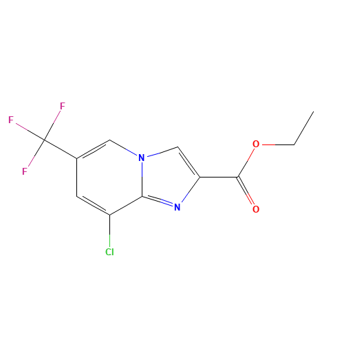 Ethyl 8-chloro-6-(trifluoromethyl)imidazo[1,2-a]-pyridine-2-carboxylate (CAS: 353258-31-8) - Related Chemical Product