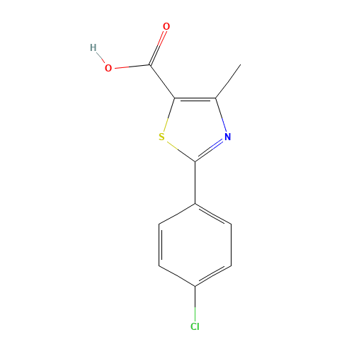 2-(4-Chlorophenyl)-4-methyl-1,3-thiazole-5-carboxylic acid (CAS: 54001-17-1) - Related Chemical Product