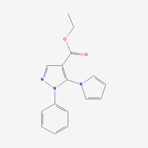 Ethyl 1-phenyl-5-(1H-pyrrol-1-yl)-1H-pyrazole-4-carboxylate (CAS: 94692-05-4) - Related Chemical Product