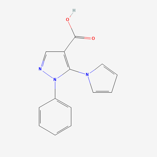 1-Phenyl-5-(1H-pyrrol-1-yl)-1H-pyrazole-4-carboxylic acid (CAS: 116834-08-3) - Related Chemical Product