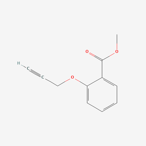 Methyl 2-(2-propynyloxy)benzenecarboxylate (CAS: 59155-84-9) - Chemical Structure and Molecular Formula 